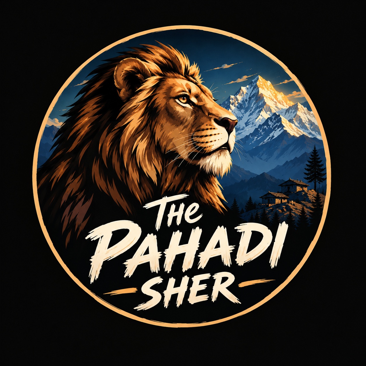 The Pahadi Sher Logo